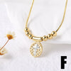 Wholesale Cross Madonna Pendant Necklace For Women Gold Plated Copper Geometric Shape Electroplated