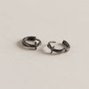Wholesale Cross Silver Ear Buckle Earrings S925 Sterling Silver Electroplated Unisex Minimalist Hipster Style
