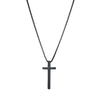 Wholesale Cross Titanium Steel And Pearl Sweater Chain In Ins Punk Style