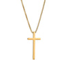 Wholesale Cross Titanium Steel And Pearl Sweater Chain In Ins Punk Style