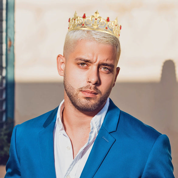 Wholesale Crown Zinc Alloy Crystal Electroplating Unisex Party Decoration