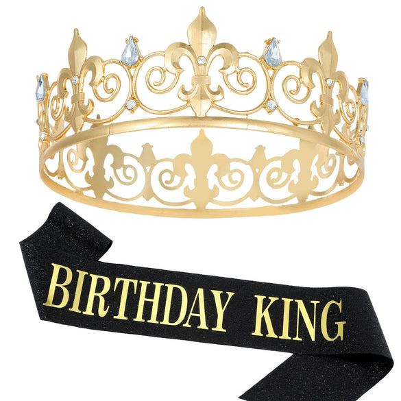 Wholesale Crown Zinc Alloy Crystal Electroplating Unisex Party Decoration