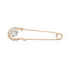 Wholesale Crystal Brooch Metal Rhinestone Crown Geometric Style Electroplating Women's Shoulder Strap Fixed Pin