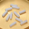 Wholesale Crystal Glass Long Square Straight Tube Beads Jewelry Making Materials For Earring Necklace Bracelet