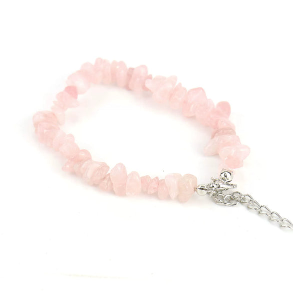 Wholesale Crystal Gravel Amethyst Handmade Geometric Pattern Unisex And Women's Adjustable Bracelet