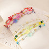 Wholesale Crystal Handmade Star Pattern Braided Bracelet For Women