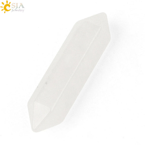Wholesale Crystal Natural Stone Pyramid Yoga Ornament Dripping Oil Pendant