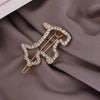 Wholesale Crystal Rhinestone Plaid Animal Frog Clip Hairpin For Women And Female Dog Pets