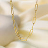 Wholesale Cuban Chain Necklace In Fashionable Style With Geometric Pattern Made Of Stainless Steel And Titanium Steel Electroplated