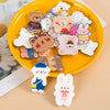 Wholesale Cute Acrylic Brooch With Cartoon Bear Emblem Bag Pendant Printing Laminating Laser Cutting For Unisex And Children