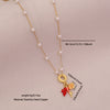 Wholesale Cute Animal Pattern Stainless Steel Marine Turtle Fishtail Clavicle Imitation Pearl Necklace