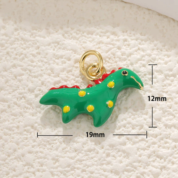 Wholesale Cute Animal Pendant Copper Oil Drops Diy Accessories