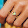 Wholesale Cute Animal Zodiac Turtle Copper Electroplated Ring For Women