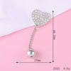 Wholesale Cute Bear Love Heartshaped Diamond Mobile Phone Jewelry Accessories Alloy Electroplated