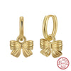 Wholesale Cute Bow Earrings S925 Silver Electroplated For Women