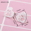 Wholesale Cute Cat Claw Earrings For Women Copper Inlaid Zircon With Heart And Animal Patterns