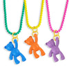 Wholesale Cute Color Bear Pendant Copper Necklace Gooddiy