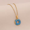 Wholesale Cute Donut Ice Cream Pendant Necklace Stainless Steel Jewelry