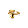 Wholesale Cute Letter Ring Copper 18K Goldplated