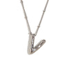 Wholesale Cute Popular Necklace For Women Stainless Steel 18K Gold Plated Letter Pendant With Electroplating