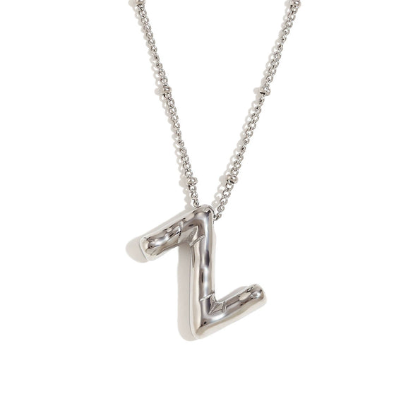 Wholesale Cute Popular Necklace For Women Stainless Steel 18K Gold Plated Letter Pendant With Electroplating