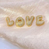 Wholesale Cute Q Feeling Chubby Letter Pendant Copper Inlaid Zircon Necklace With Electroplating