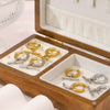 Wholesale Detachable Hoop Earrings Geometric Tshaped Stainless Steel 18K Gold Furnace Vacuum Plated Women's Ins Style