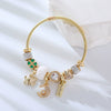 Wholesale Diamond Adjustable Bracelet With Animal And Zodiac Patterns For Women