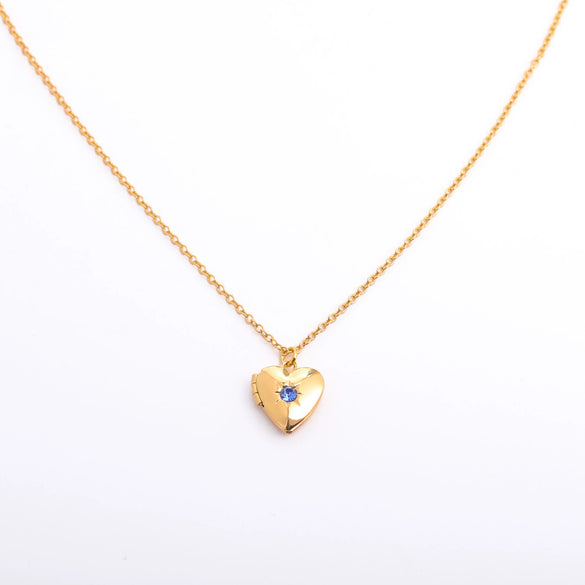 Wholesale Diamond Design Geometric Heartshaped Copper And Titanium Steel Necklace For Women