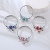 Wholesale Diamondencrusted Alloy Heartshaped Adjustable Bracelet For Unisex Fashion Jewelry