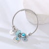 Wholesale Diamondencrusted Alloy Heartshaped Adjustable Bracelet For Unisex Fashion Jewelry