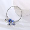 Wholesale Diamondencrusted Alloy Heartshaped Adjustable Bracelet For Unisex Fashion Jewelry