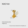 Wholesale Diamondencrusted Badminton Lightning Pattern Stainless Steel Spring Clasp Pendant With 18K Gold Plating And Inlay Diy Jewelry Accessories