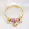 Wholesale Diamondencrusted Crystal Alloy Bracelet With Exquisite Pendant For Women