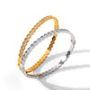 Wholesale Diamondencrusted Electroplated Stainless Steel Bracelet For Women With Geometric Ins Style