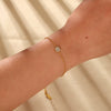 Wholesale Diamondencrusted Geometric Stainless Steel 18K Gold Plated Bracelet For Women
