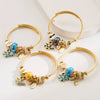 Wholesale Diamondencrusted Swan Pendant Bracelet Made Of Gold Alloy For Unisex Fashionable Style
