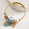 Wholesale Diamondencrusted Swan Pendant Bracelet Made Of Gold Alloy For Unisex Fashionable Style