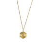 Wholesale Diamondshaped Electroplated Titanium Steel Oshaped Chain Necklace For Women