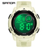 Wholesale Digital Watch Outdoor Luminous Allmatch Fashion Ol Round Dial Abs Case Tpu Strap Acrylic Mirror Unisex