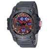 Wholesale Digital Watch Plastic Case Rubber Strap Organic Glass Mirror Round Dial Versatile Casual Sports Fashion
