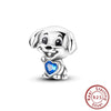 Wholesale Diy Accessories Sterling Silver Animal Print Charm Pendant Bracelet With Dripping Oil Design
