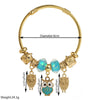 Wholesale Diy Adjustable Open Versatile Couple Alloy Bracelet With Butterfly And Diamond Owl Pendant Set With Diamonds For Women Fashion Geometric Style