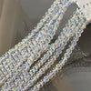 Wholesale Diy Beaded Jewelry Accessories Glass Glazed Round Beads Electroplated For Bracelet Necklace