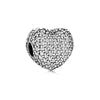 Wholesale Diy Beads 925 Silver Magnolia Love Full Diamond Fixed Hanging Beads With Totem Pattern Inlay