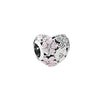 Wholesale Diy Beads 925 Silver Magnolia Love Full Diamond Fixed Hanging Beads With Totem Pattern Inlay