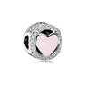 Wholesale Diy Beads 925 Silver Magnolia Love Full Diamond Fixed Hanging Beads With Totem Pattern Inlay