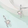 Wholesale Diy Bracelet Accessories 925 Sterling Silver Iris Unicorn Pendant Beads Dripping Oil Design