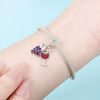 Wholesale Diy Bracelet Accessories 925 Sterling Silver Iris Unicorn Pendant Beads Dripping Oil Design