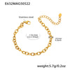 Wholesale Diy Bracelet Accessories With Dolphin Starfish Shell Stainless Steel Geometric Shape Furnace Vacuum Plating For Women